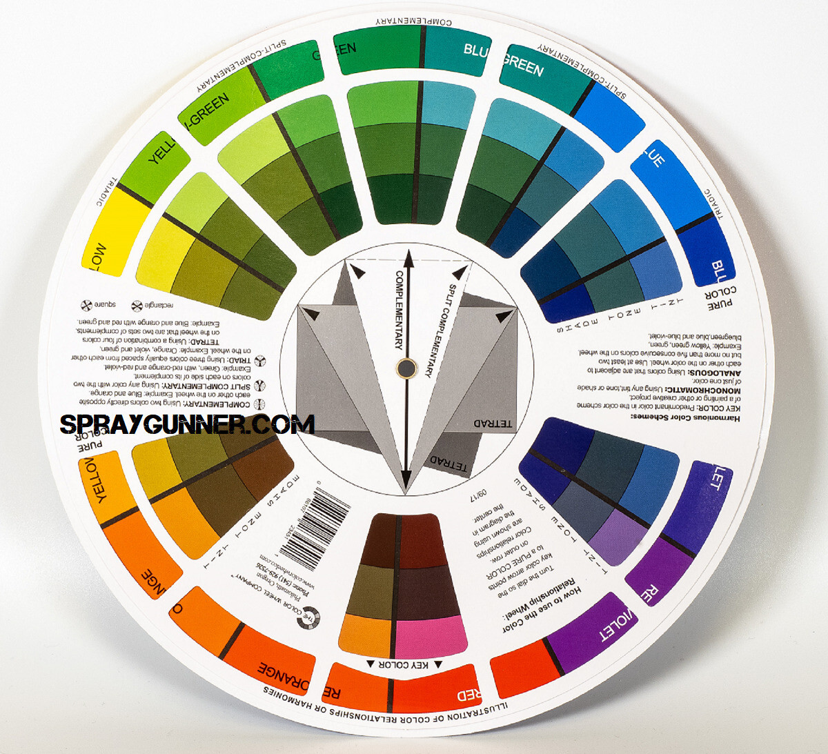 Color Wheel portable interactive tool for painters