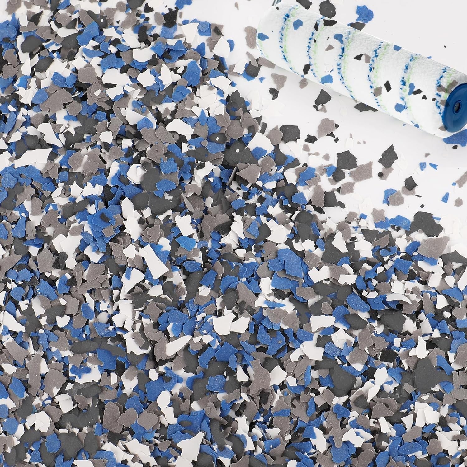 2800G 6.17Lb Blend Decorative Color Chips,Epoxy Flakes Blend Concrete Floor Coat