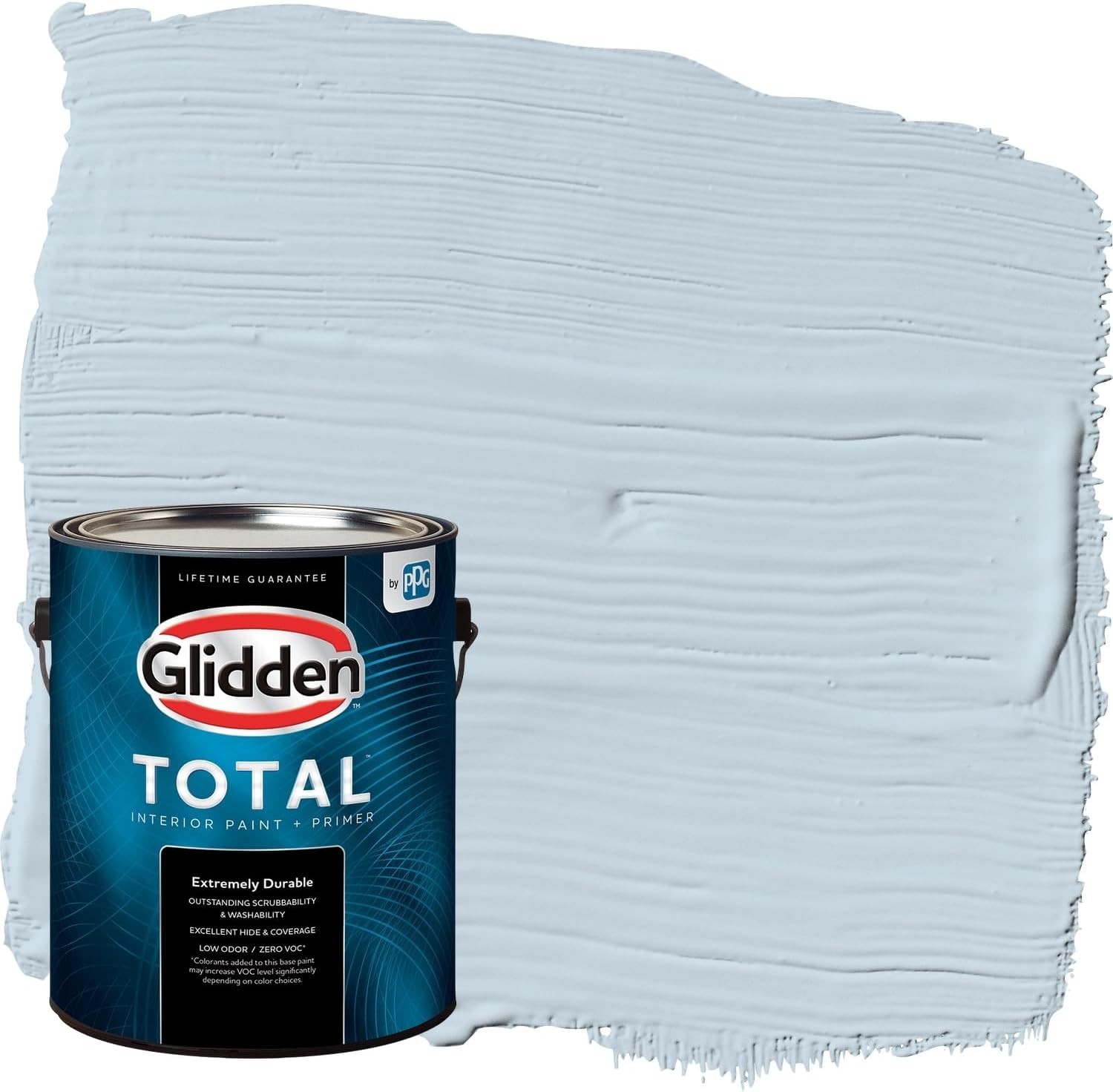 Total Interior Wall Paint & Primer: Calm Sea Semi-Gloss, 1 Gallon – Durable &…