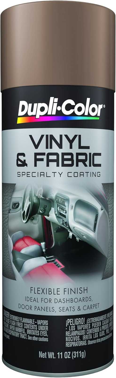 Dupli-Color HVP113 Vinyl and Fabric Coating Spray Paint – Medium Beige – 11 Oz A