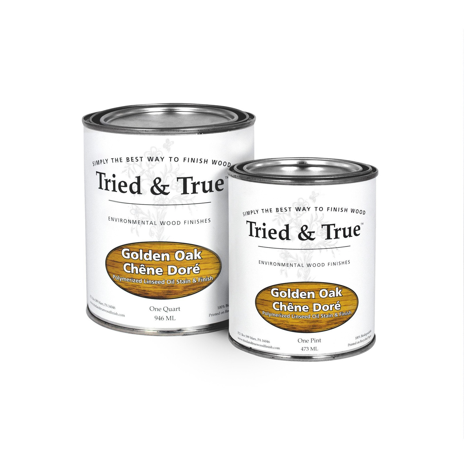 Golden Oak Stain & Finish, Pint – Linseed Oil Wood Stain, Perfect for Home Im…