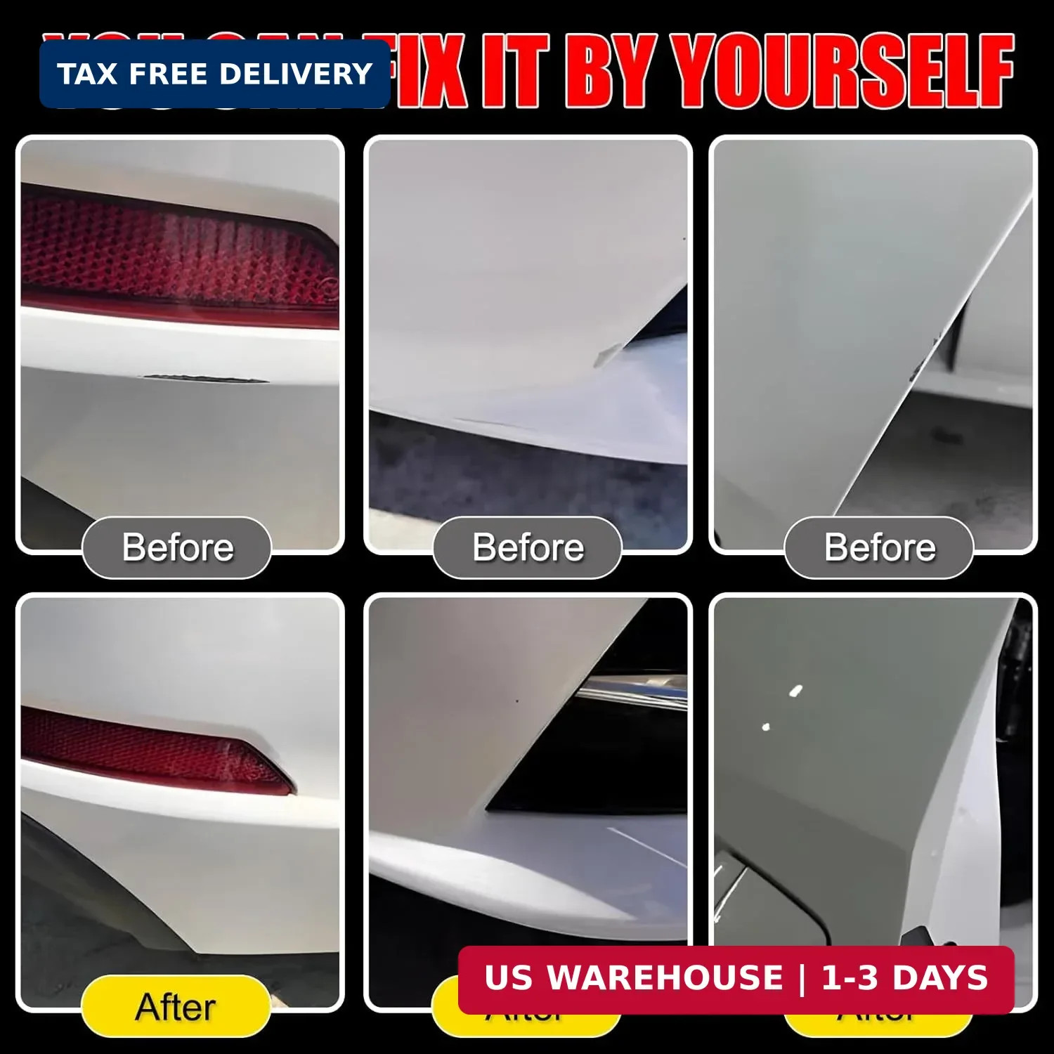 Car Touch Up Paint(Ruby Red Metallic Tinted Clearcoat(RR)) for Ford, Car Paint S