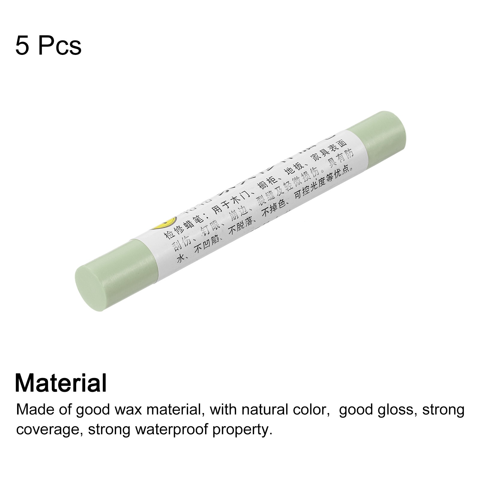5Pcs Furniture Repair Crayons Wax Filler Stick Pen Marker Oil Blend Green