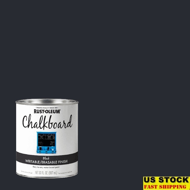 Chalkboard Paint Clear Topcoat Interior Low Odor Quick Dry Durable Finish Quart