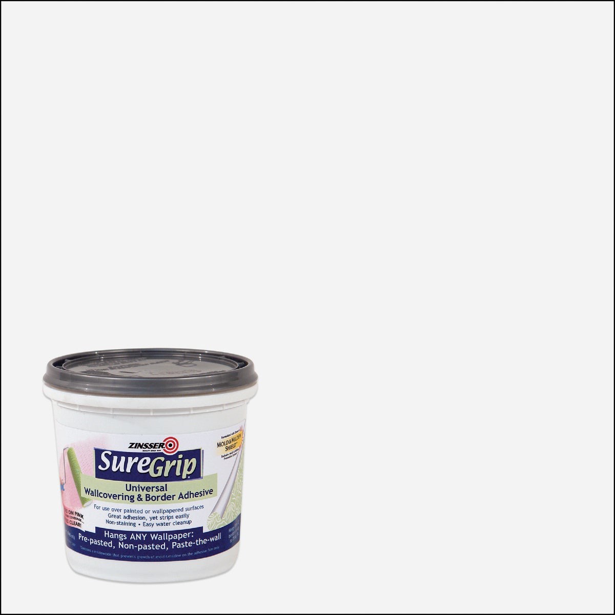 Zinsser SureGrip 1 Qt. Border & Wallcovering Adhesive 2874 Zinsser SureGrip