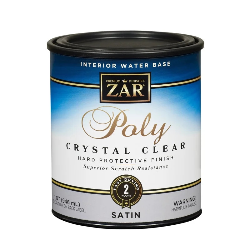 ZAR Aqua Satin Clear Water-Based Polyurethane 1 qt 32512
