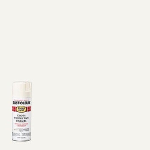 (6- Pk) Rust-Oleum Stops Rust 12 Oz. Canvas White Gloss Anti-Rust Spray Paint