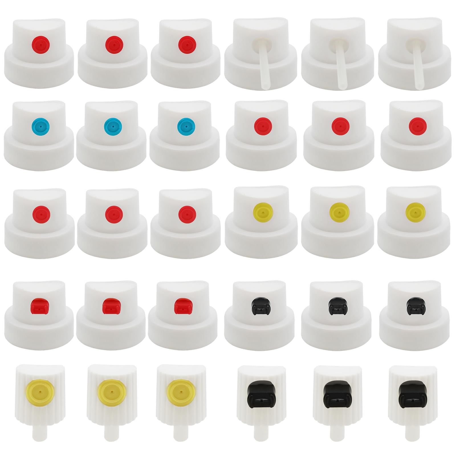 30 Pcs Spray Can Nozzle,Spray Paint Caps Nozzles for Cans,Adapter Set for Fem…