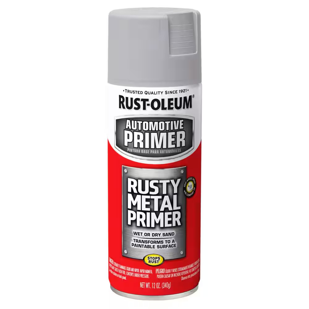 12 Oz. Light Gray Rusty Metal Primer Spray (6-Pack)