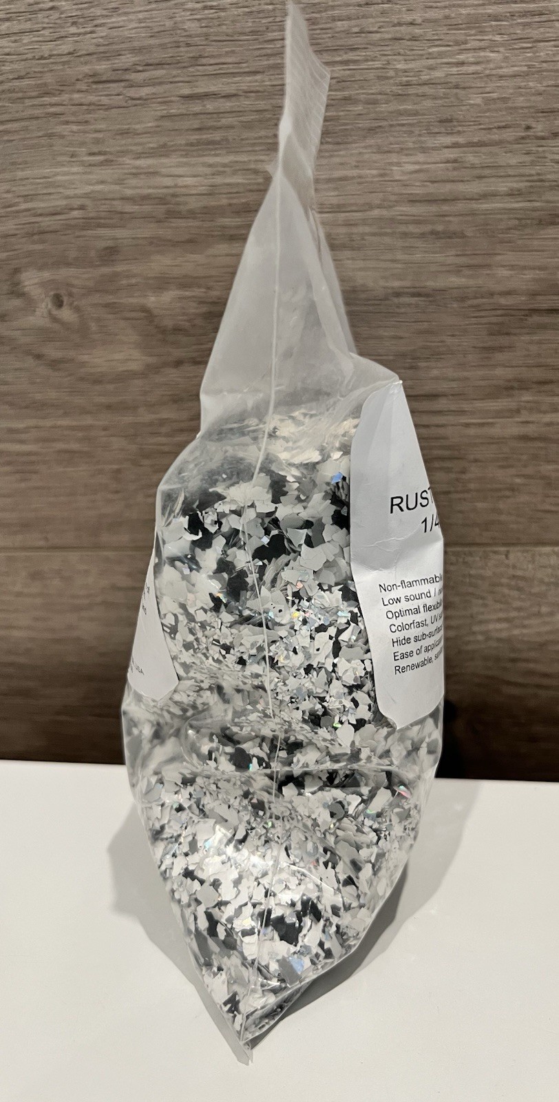 RUST BULLET Color Floor Flakes 1/4” Empire Sparkle Blend 1 lb.
