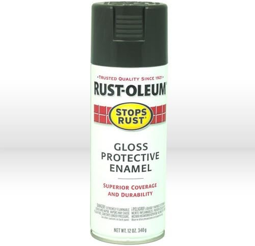 7784830 Stops Rust Spray Paint, 12 Oz, Gloss Charcoal Gray