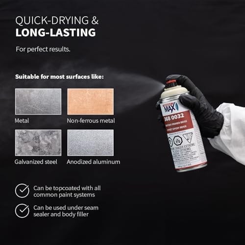 SprayMax 2K Epoxy Primer Beige | 2K Primer Automotive | Epoxy Spray Paint for…