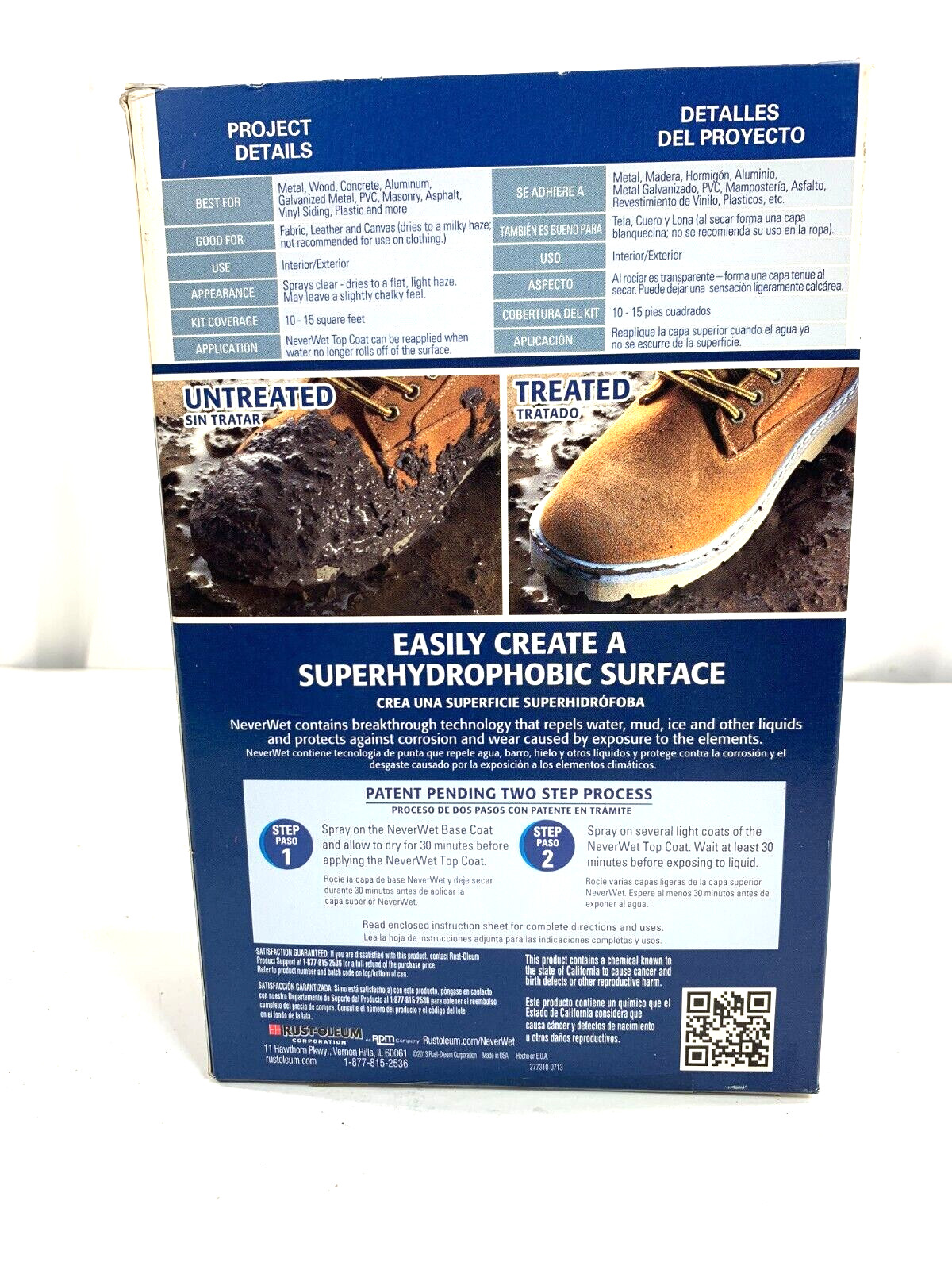 Rust-Oleum NeverWet Multi-Surface Liquid Repelling Treatment – Frosted Clear