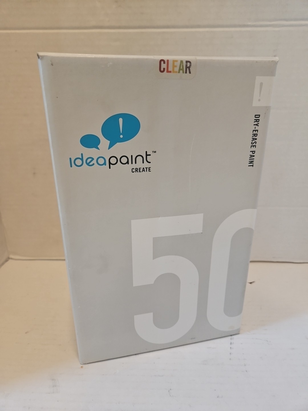 IdeaPaint Pro Kit Dry Erase Paint CLEAR 50 Sq Ft Industrial Paint Kit 2 Availab