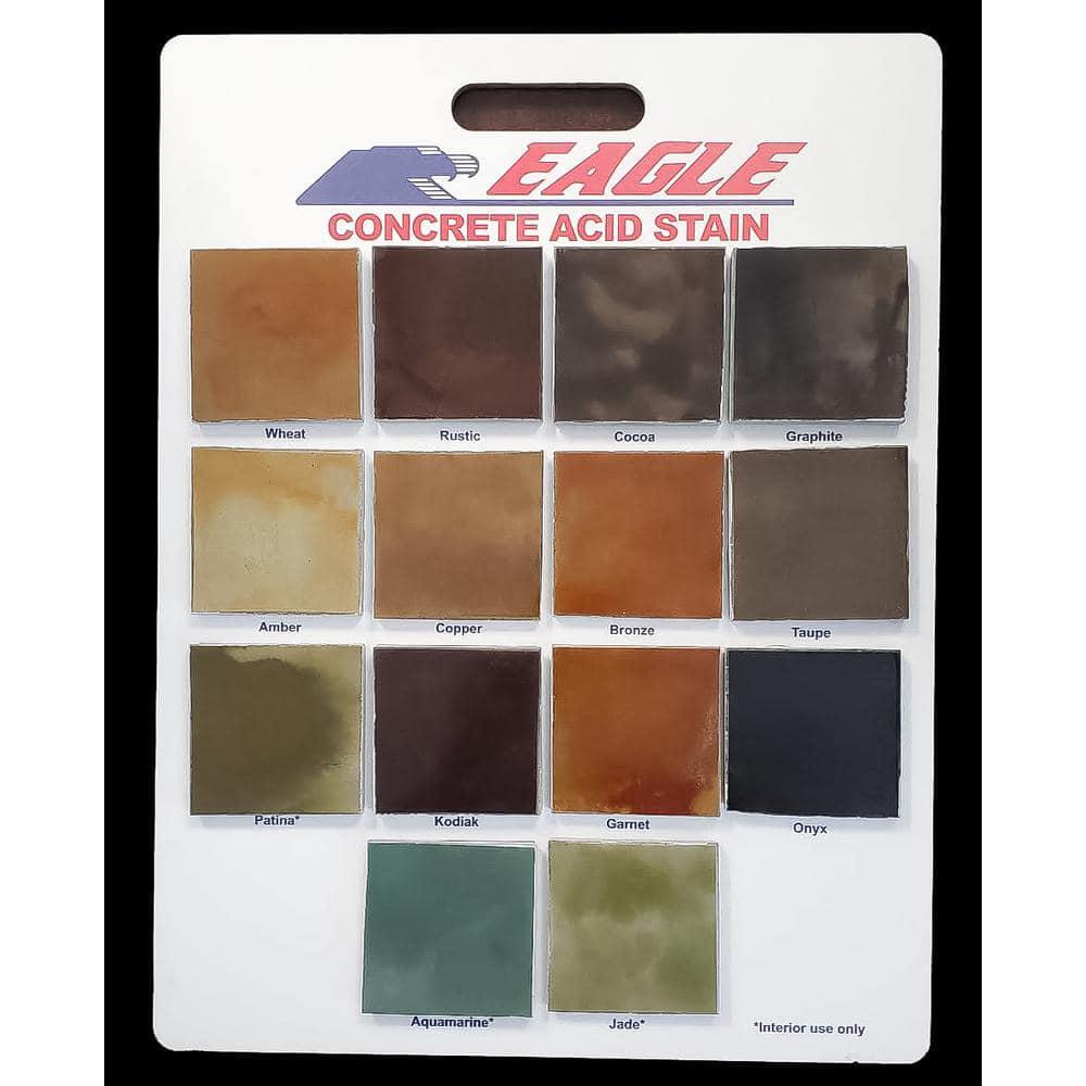 Concrete Acid Stain Bronze1 Gallon Interior Exterior Floor Marbled Look Spray