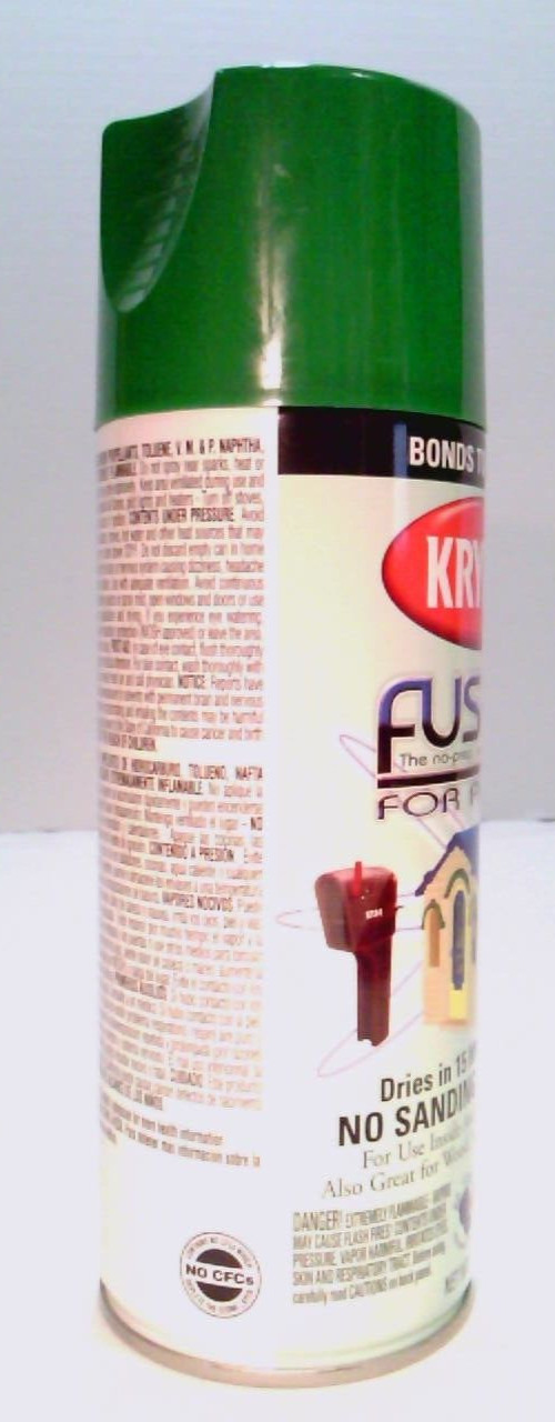 Krylon~Fusion~For Plastic~Spring Grass~Spray Paint~12 oz~Vintage~2002