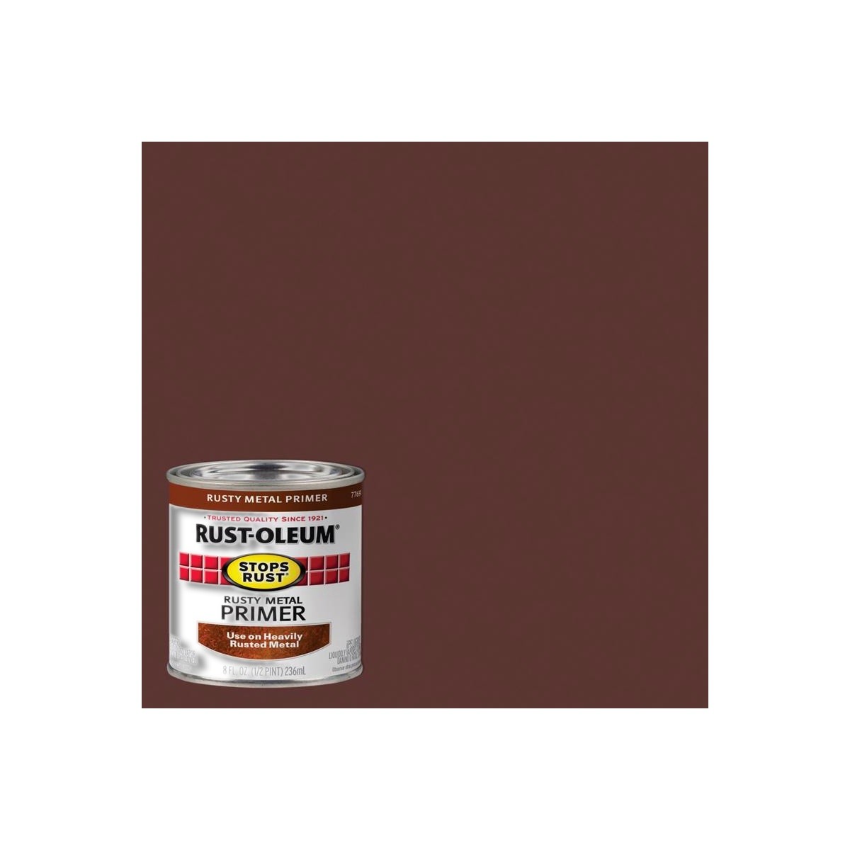 Rust-Oleum Stops Rust Brown Oil-Based Alkyd Primer 0.5 pt 7769-730