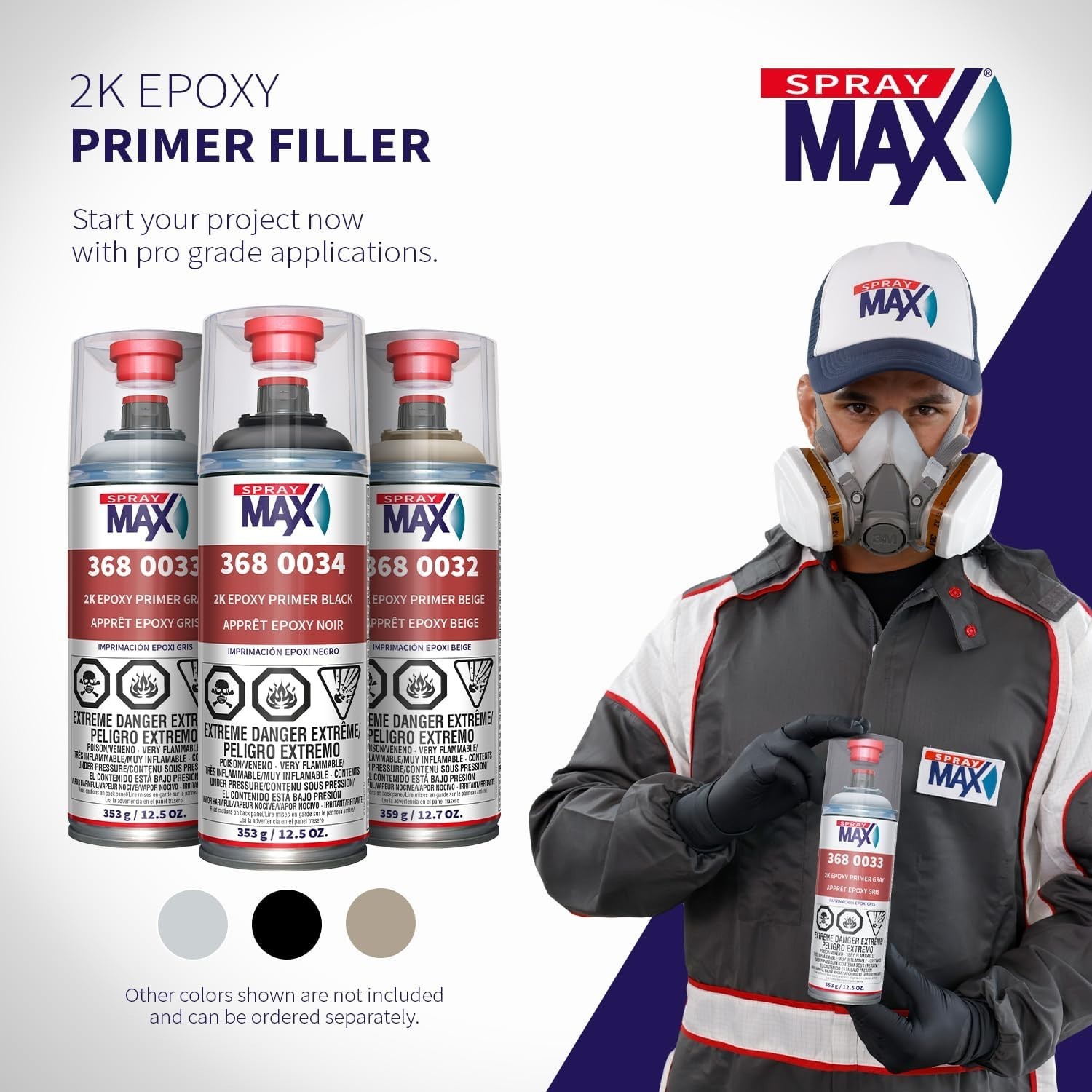 Professional-Grade 2K Epoxy Primer | Automotive Spray Paint
