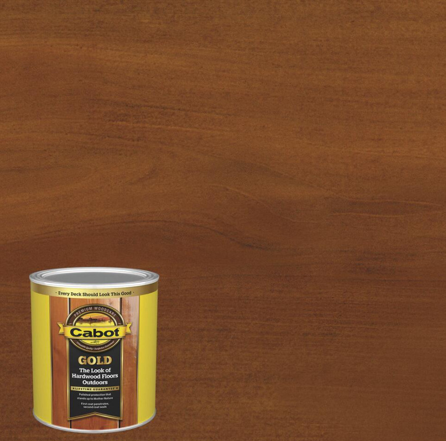 Cabot® Gold Various Color Oil-Base Exterior Wood Stain – 1 qt. New