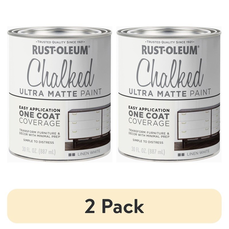 Ultra Matte Chalk Paint Water-Based Indoor Wood Metal Ceramic 30oz Low Odor New