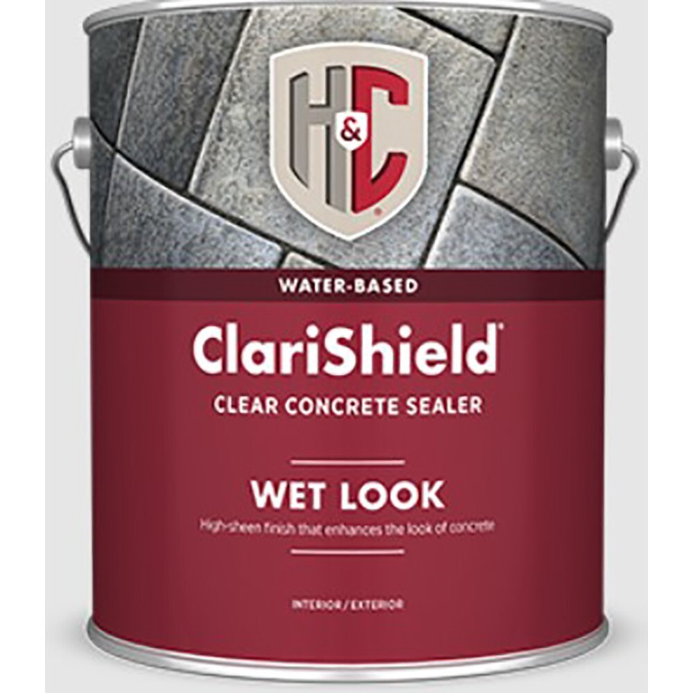 H&C 50.100204-16 Clarishield water-based Concrete Sealer CLEAR gallon