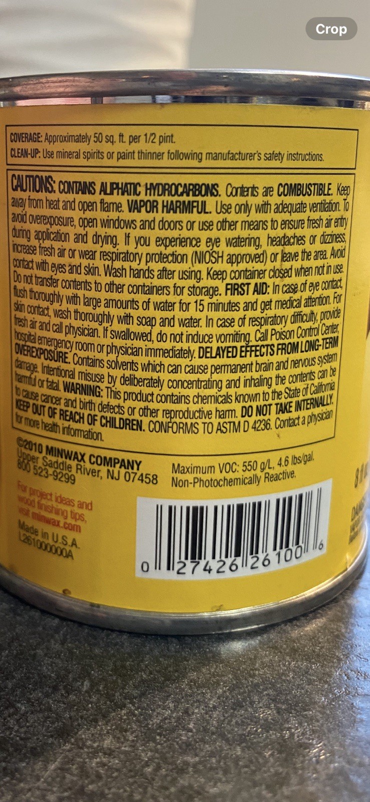 NEW Minwax Gel Stain HICKORY 1/2 Pint 8 oz Non Drip Formula