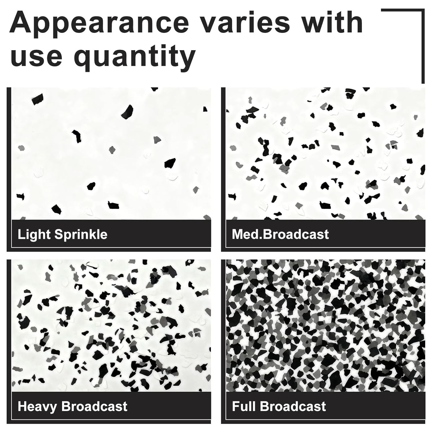 Blend Color Chips for Garage,Epoxy Floor Flakes Concrete Floor Coatings Decorati