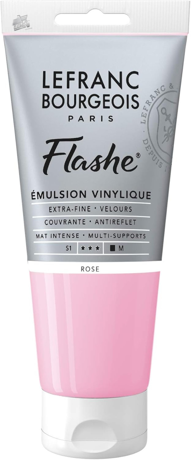 LEFRANC BOURGEOIS EXTRA FINE VINYL ACRYLIC COLOR FLASKS 80ML PALE PINK