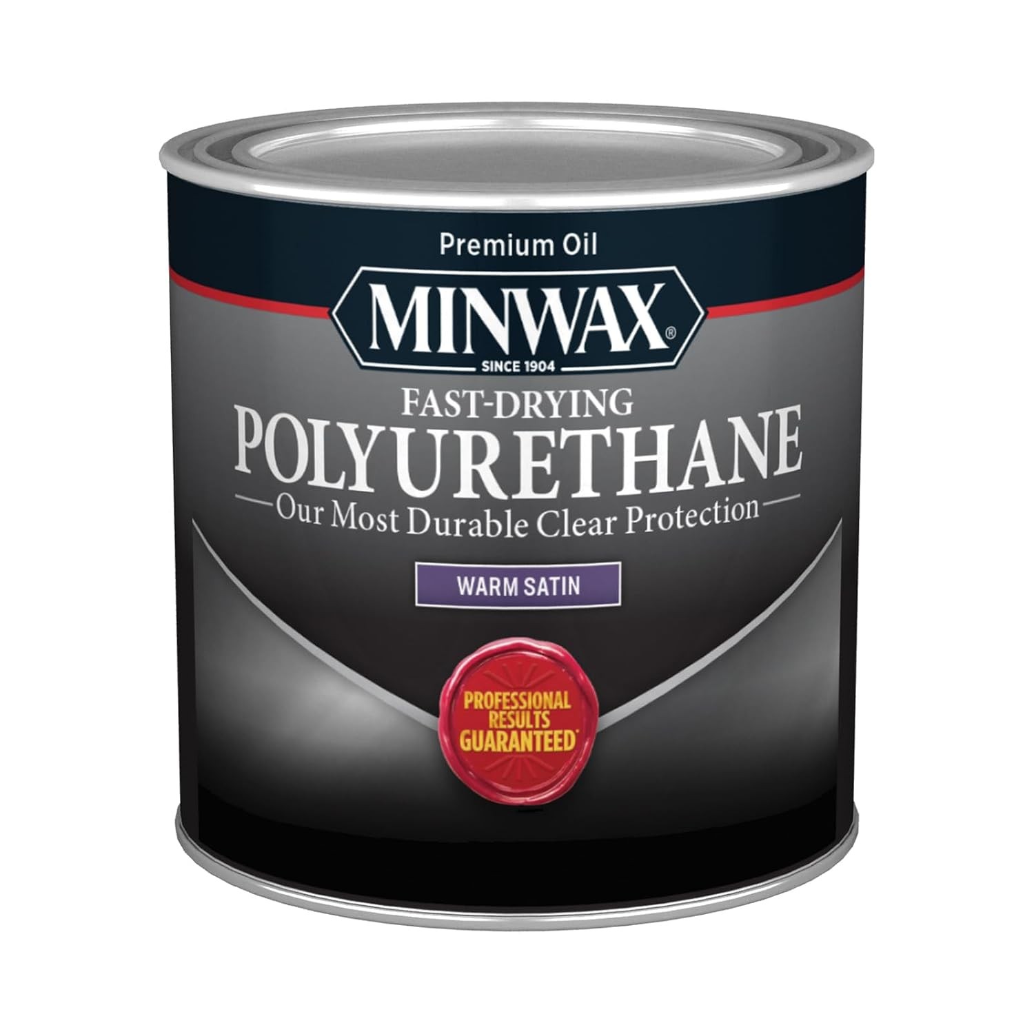 Fast Drying Clear Satin Polyurethane Wood Finish Protective Coating ½ Pint