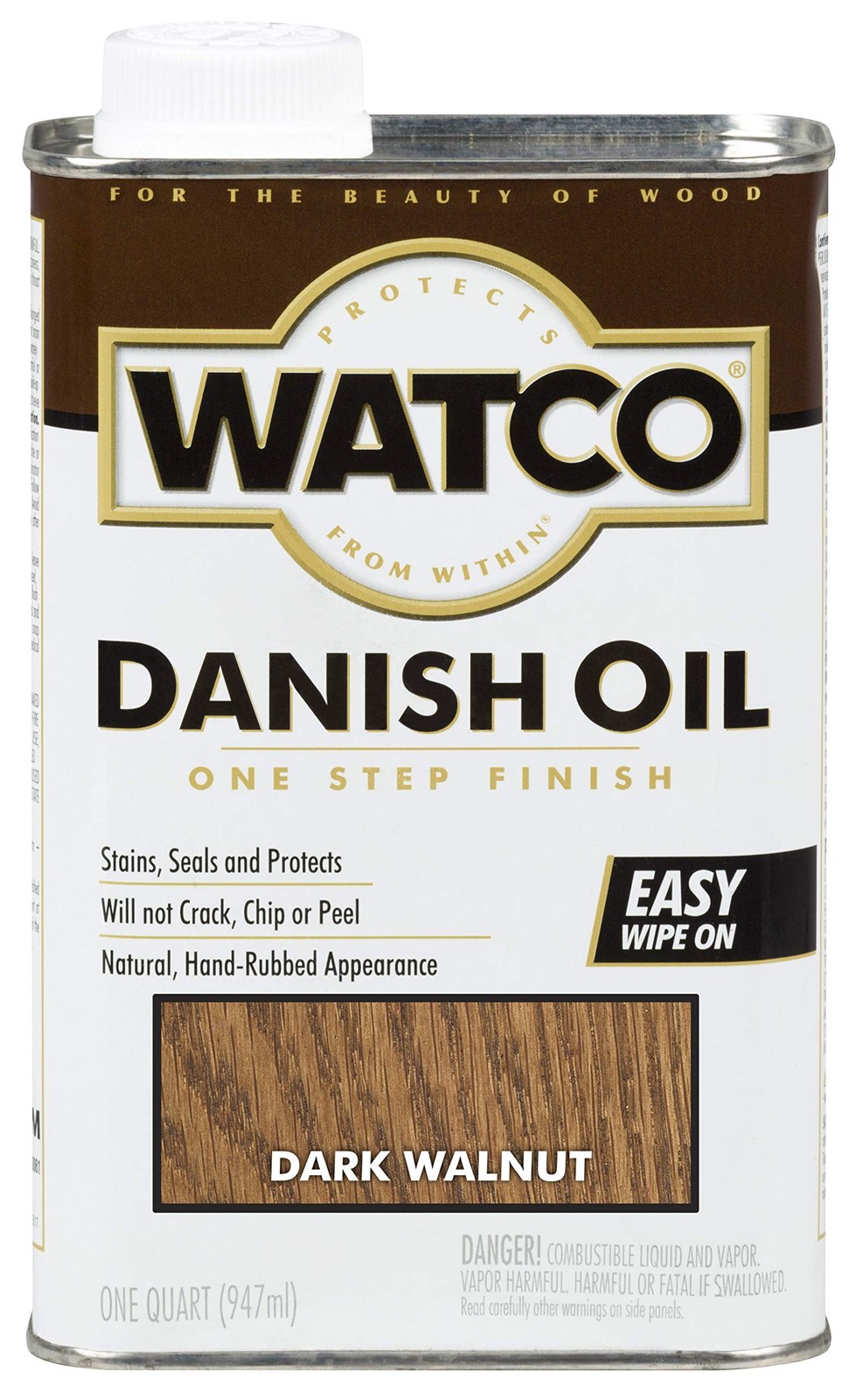 Rust Oleum 65841 Watco Danish Oil Finish, Dark Walnut No Size,