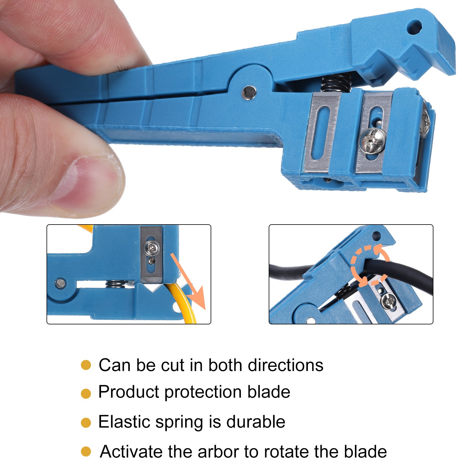 Cable Stripping Cutter Tool 45-163 & 45-165 Standard Cable Fiber Optic Crimper