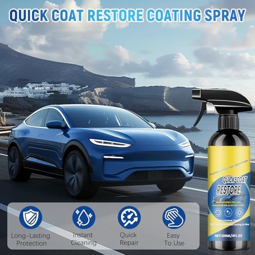2Pcs Nano Quick Coat Restore Coating Spray, 2026 Advanced Automobile Quick