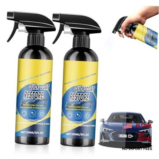 2Pcs Nano Quick Coat Restore Coating Spray, 2026 Advanced Automobile Quick