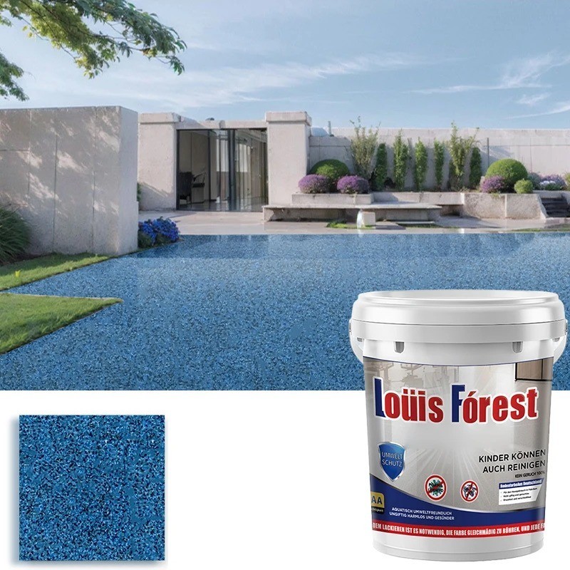 High-Gloss Marble Effect Epoxy Floor Coating, Epoxy Floor Paint (55ML)