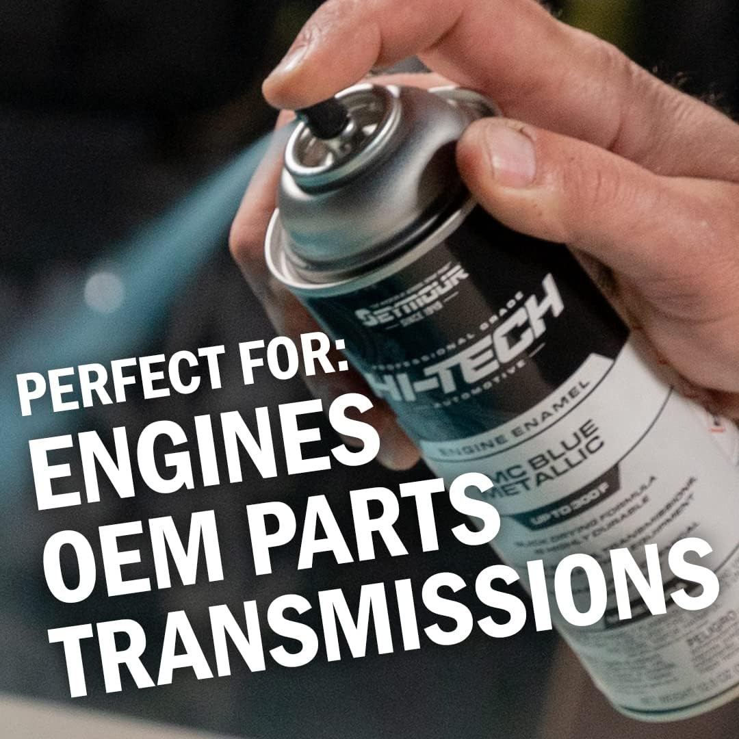 EN-41 Hi-Tech Engine Spray Paint, Chrome Aluminum 12 Ounce (Pack of 1)