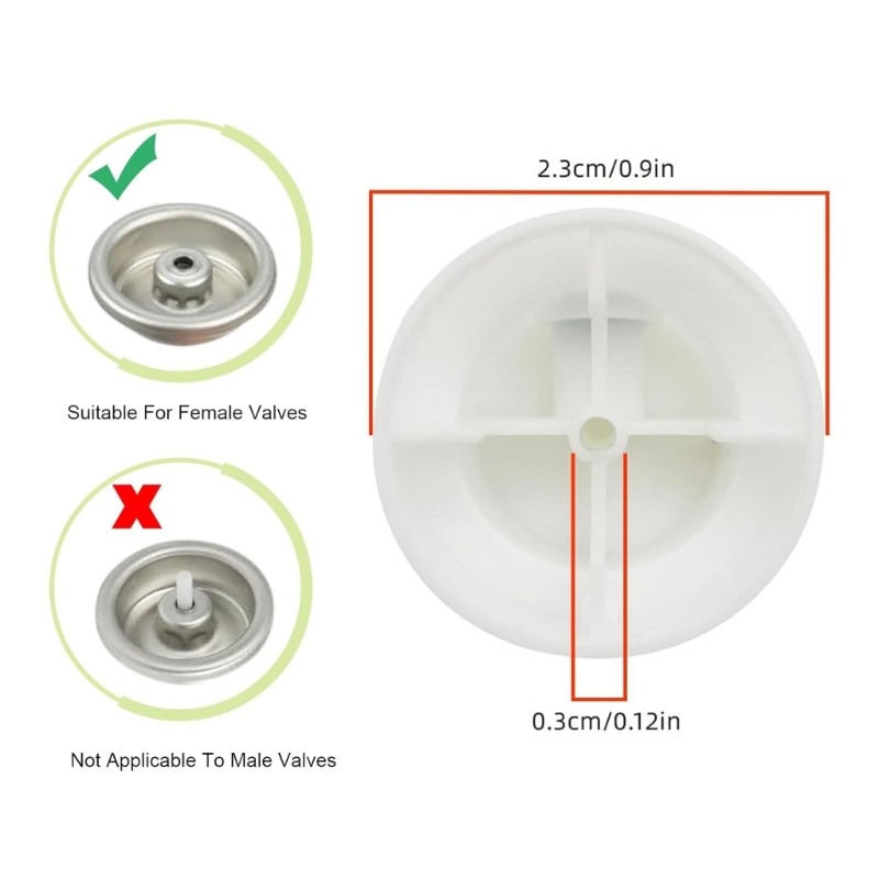 10Pcs Leak Resistant Sprayer Paint Caps Produced for Smooth Automotive Repairs