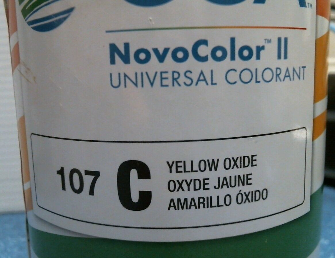 CCA NovoColor II Yellow Oxide Paint Colorant 1 qt. (8878N) FS