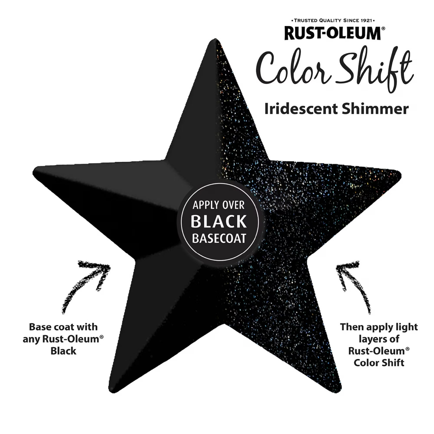 (3 pack) Iridescent, Rust-Oleum Color Shift Spray Paint-384335, 11 oz