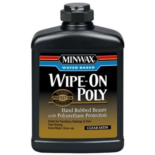 Water-Base Wipe-On Polyurethane 16fl oz – Clear Satin
