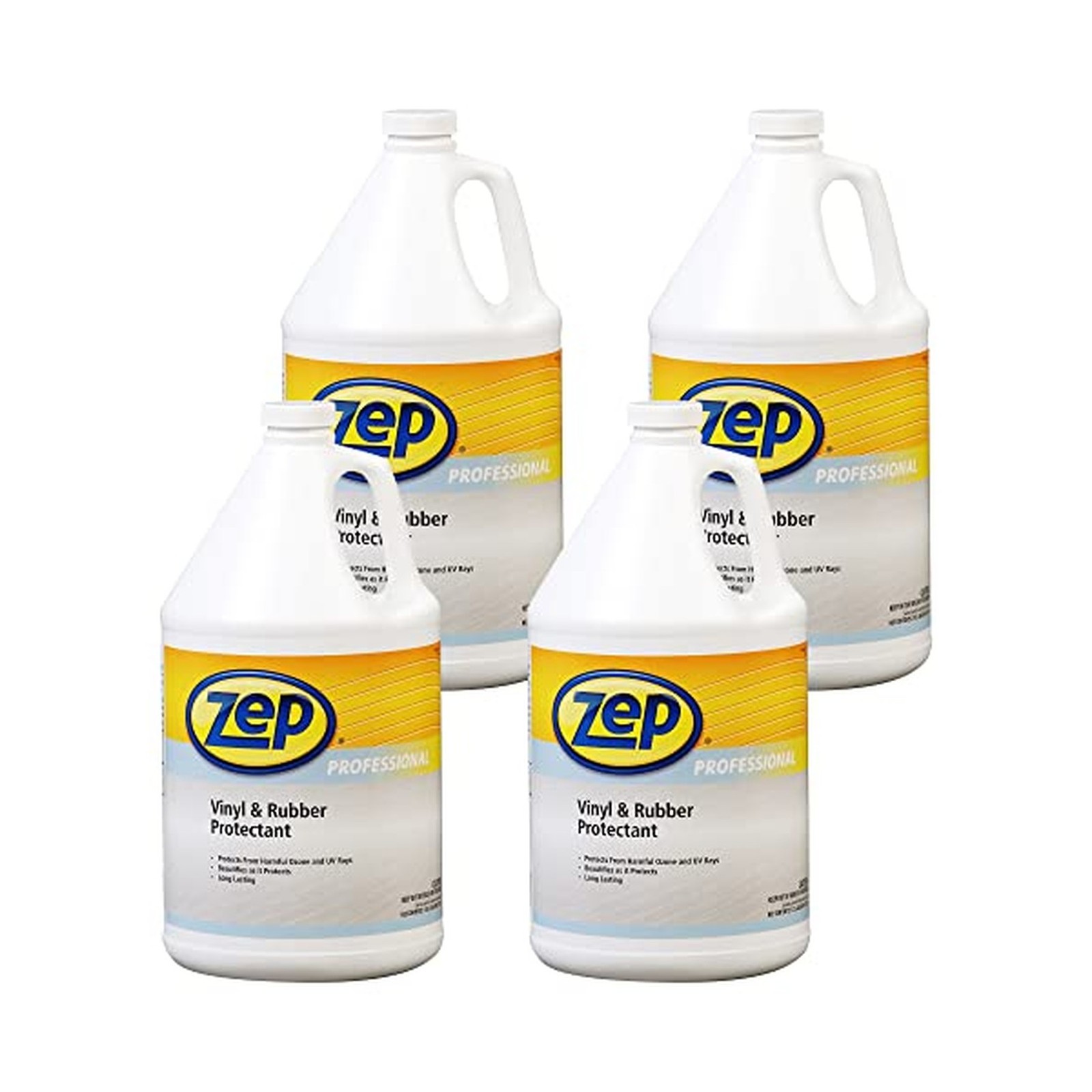 Zep Professional Vinyl and Rubber Protectant – 1 Gallon (Case of 4)- 1041479 …