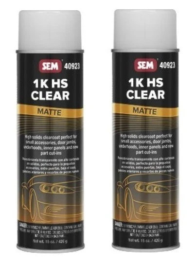 1K HS Matte Clear 40923 SEM 40923 (2 Pack)