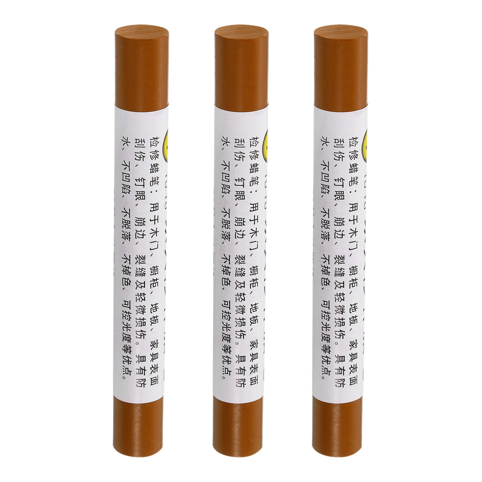 3Pcs Furniture Repair Crayons Wax Filler Stick Brown Walnut