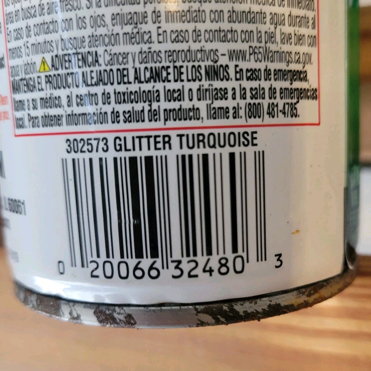 Rustoleum Specialty Glitter Turquoise Spray Paint Multi-Surface Craft Hobby
