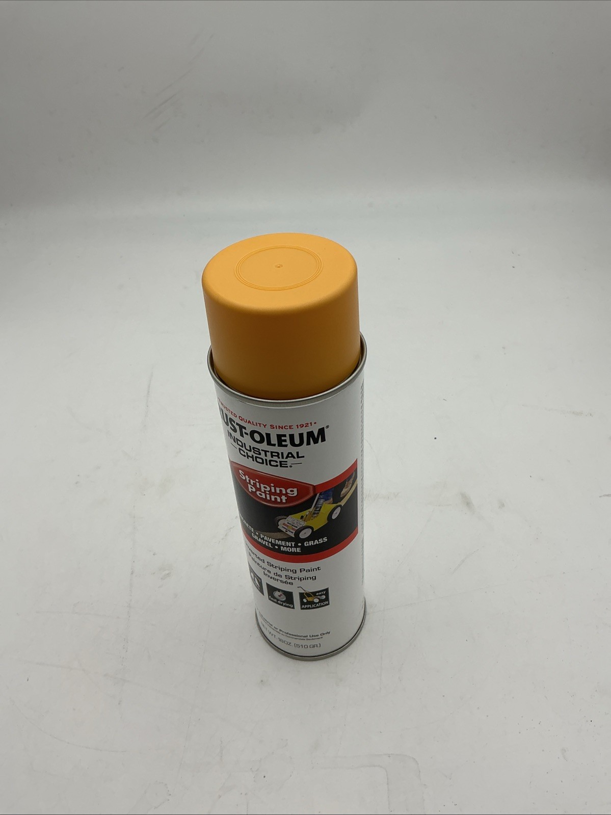 6 Pack, Rust-Oleum 1648838V Industrial Choice Striping Paint, 18 Oz, Yellow