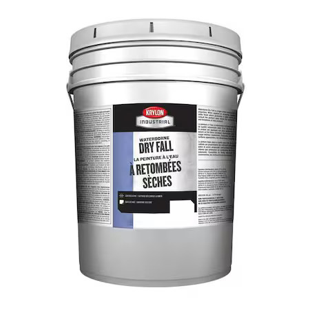 Krylon Industrial K000z5910-20 Paint, Waterborne Resin, White, 5 Gal. Size
