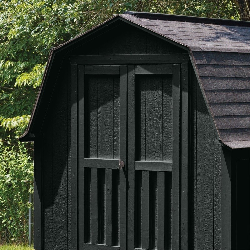 Exterior Liquid Flat Paint Barn & Fence Multi-Surface Coverage 400 sq ft New