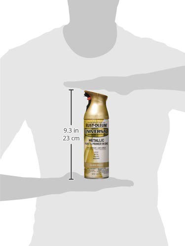 Rust Oleum Universal Gilded Brass Spray Paint 11Oz Fast Drying All Surface Paint