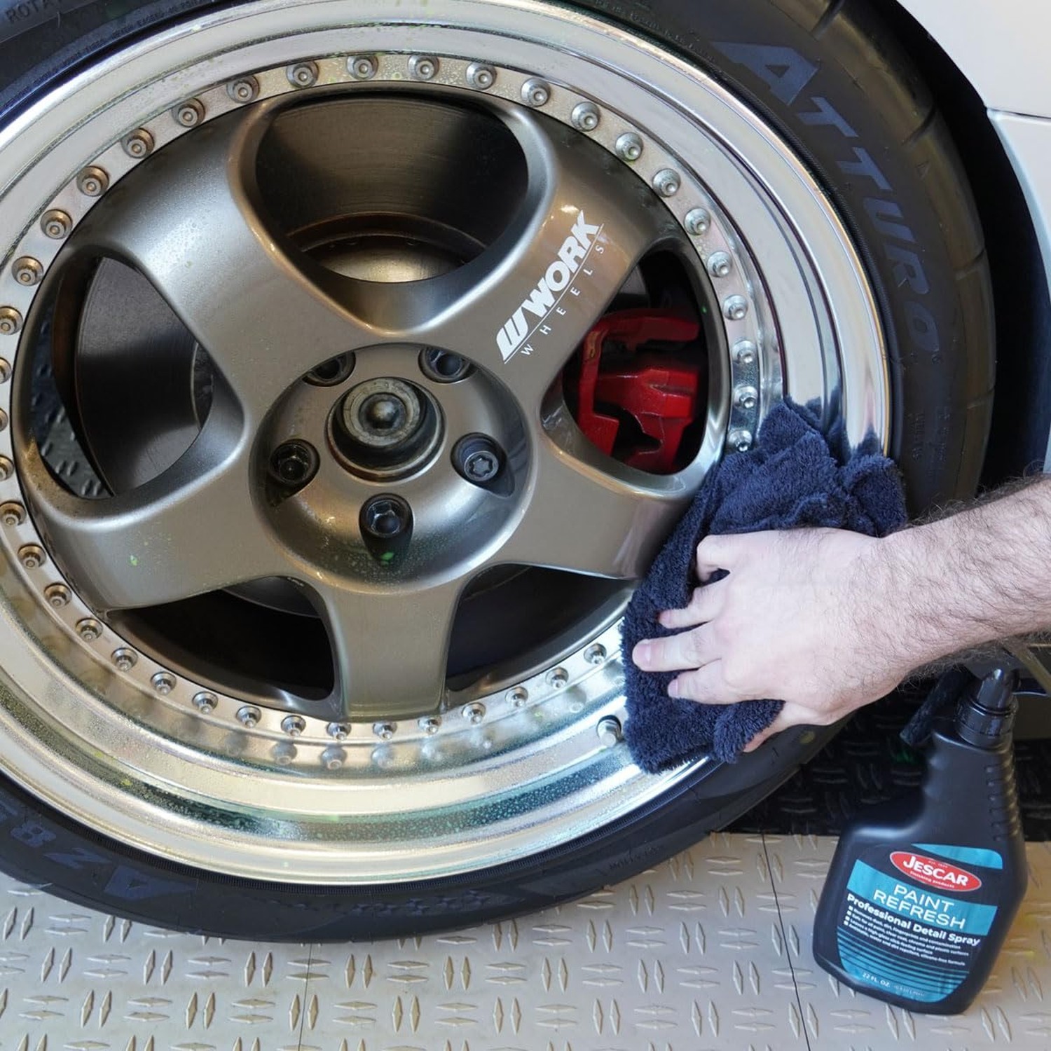 Jescar Paint Refresh Detail Spray – 128oz – Quick Detailer, Spray On Wipe Off…