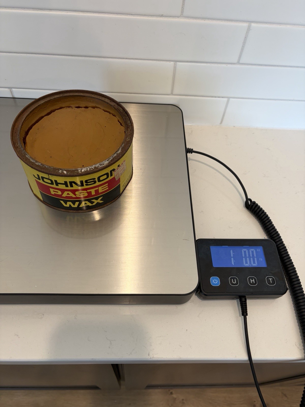 Johnson Paste Wax 1 lb Can, Gloss Clear Finish for Interior Wood & Floors