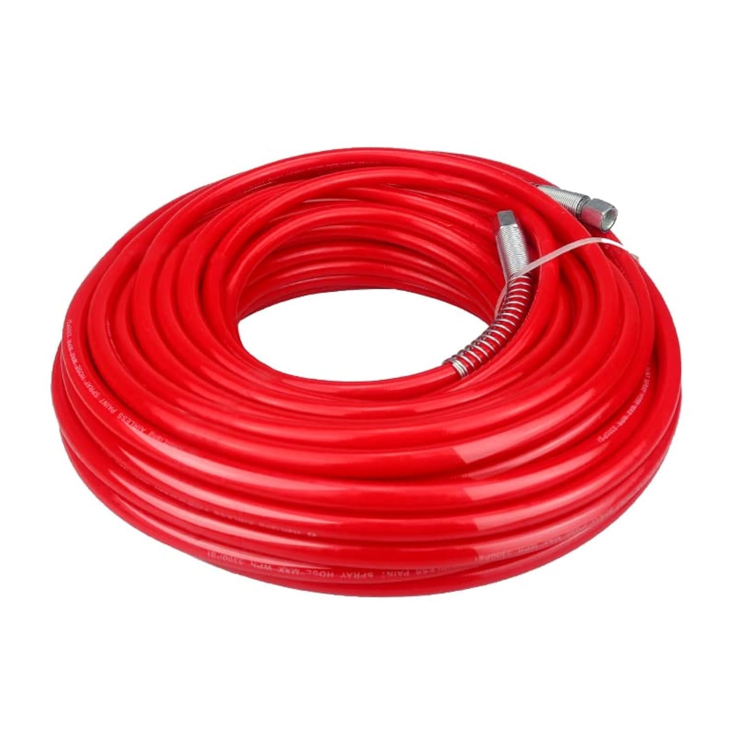 50ft 1/4inch Airless Paint Sprayer Hose Flexible Fiber Tube Spray Paint Coating